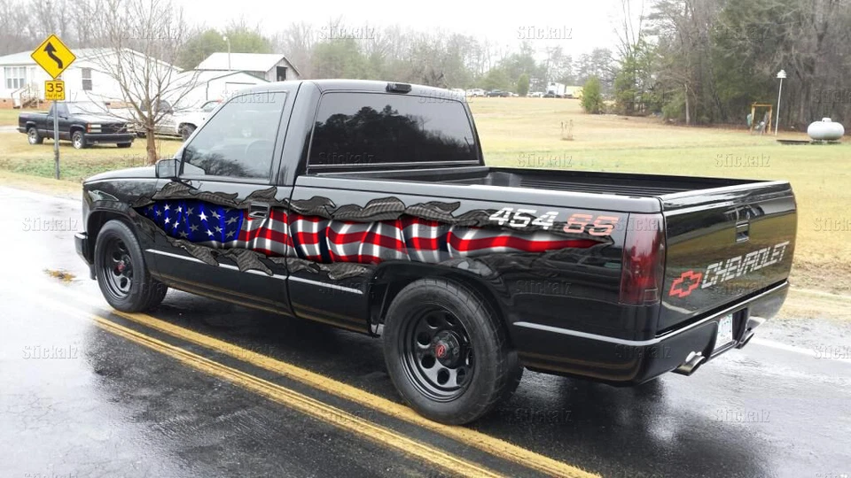 Envoltura de coche con bandera de Estados Unidos, vinilo de coche con bandera de Estados Unidos, gráficos de coche con bandera de Estados Unidos Foto 3 de 4