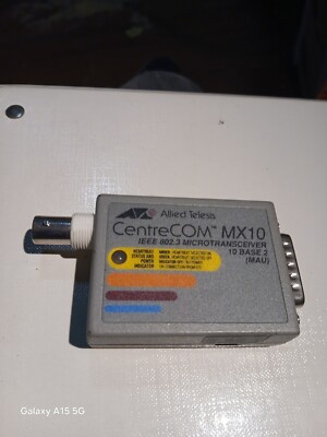 Allied Telesis CentreCOM MX10 MicroTransceiver IEEE 802.3 10 Base 2 (MAU)