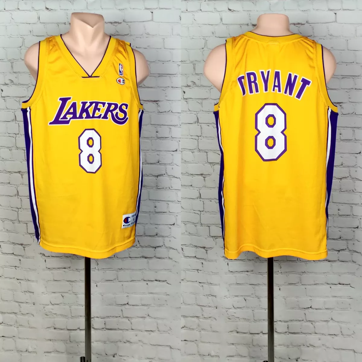 Kobe Bryant #8 Los Angeles Lakers basketball Jersey Champion NBA