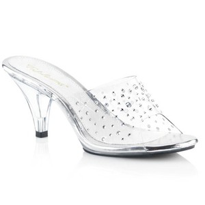 clear glass shoes