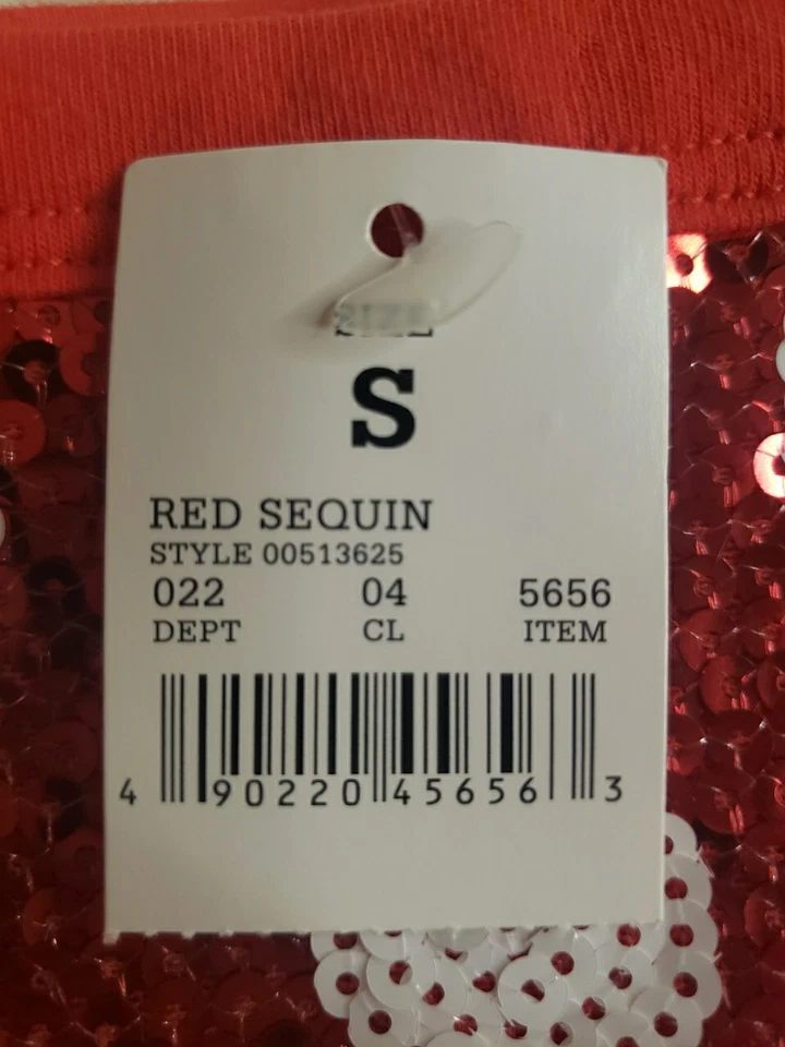 New! Women's Sequin Hipster Panty Red - Xhilaration™ Gift Small - Image 3 of 3