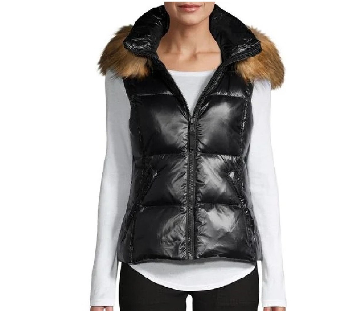 S13 New York Snowcat Natural Faux Fur Trim Hooded Down S13 New York Snowcat Natural Faux Fur Trim Hooded Down