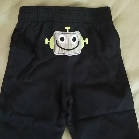 Nuevos pantalones robot Jumping Beans negros niños PANTALONES DEPORTIVOS JUGAR Foto 2 de 3