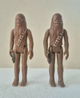 Lot of Two Vintage 1977 Kenner Star Wars Chewbacca Action Figures
