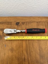 Snap-on Tools Usa New 38 Drive Ratchet Locking Flex Head Red Soft Grip Fhx80b