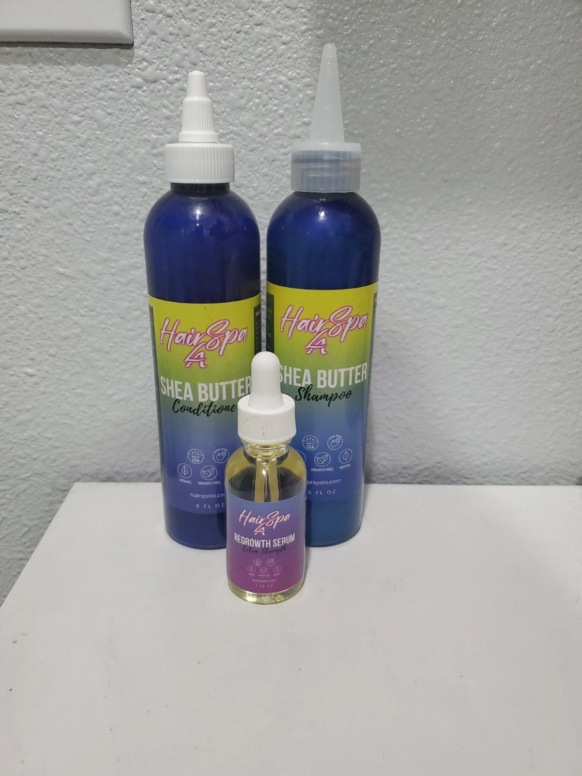 LA Hair Spa Shampoo Conditioner Regrowth Extra Strength Serum New