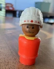 Vintage Fisher Price Little People Rare HTF Indian with Yellow Collar