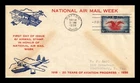 DR JIM STAMPS US COVER NATIONAL AIR MAIL WEEK FDC SCOTT C23 DAYTON OHIO