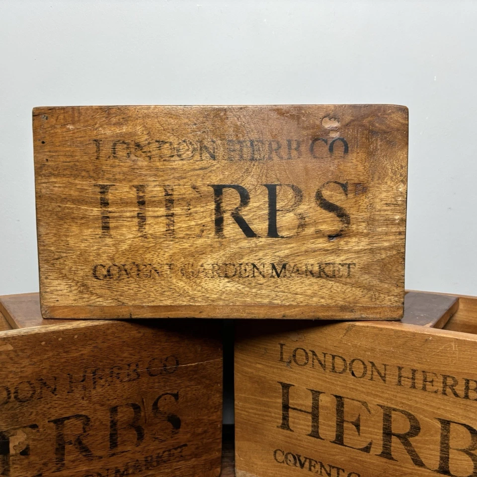 Covent Garden’s Wooden Crate - Rustic Wooden Storage Box - £24.99 Each - Image 4 of 4