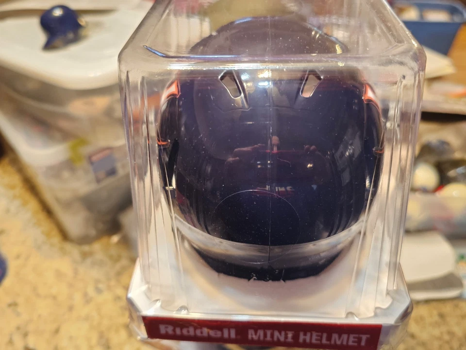 VIRGINIA CAVALIERS THROWBACK  NCAA MINI HELMET RIDDELL NEW IN BOX - Image 4 of 4