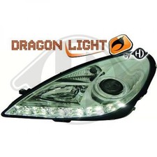 Diederichs Scheinwerfer Set chrom für Mercedes SLK 04-11