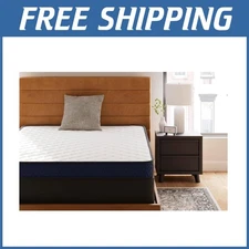 Breathable Quilted Cover Twin Mattress, Fiberglass Free