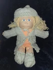 Vtg Cabbage Patch Kids Soft Sculpture? Home Made? Blonde Doll & Clothing Lot