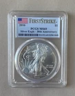 2016 Silver American Eagle MS-69 PCGS (First Strike)30th anniversary $1