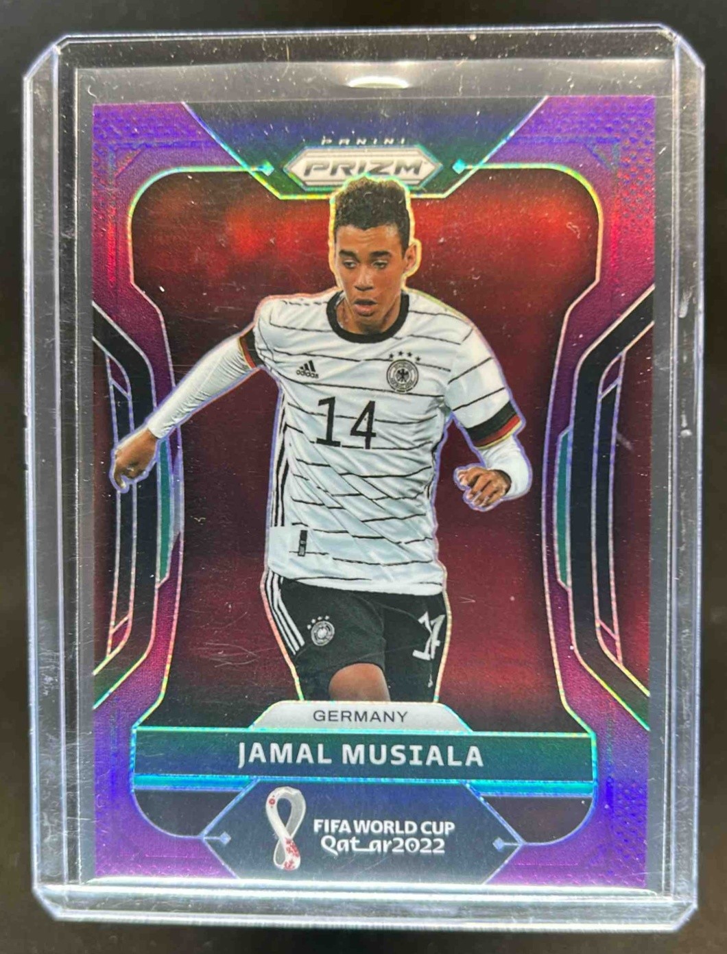 2022 Prizm World Cup Jamal Musiala Purple #54/199 Germany