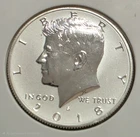 2018-S Silver Reverse Proof Kennedy Half Dollar 50C.  90% Silver