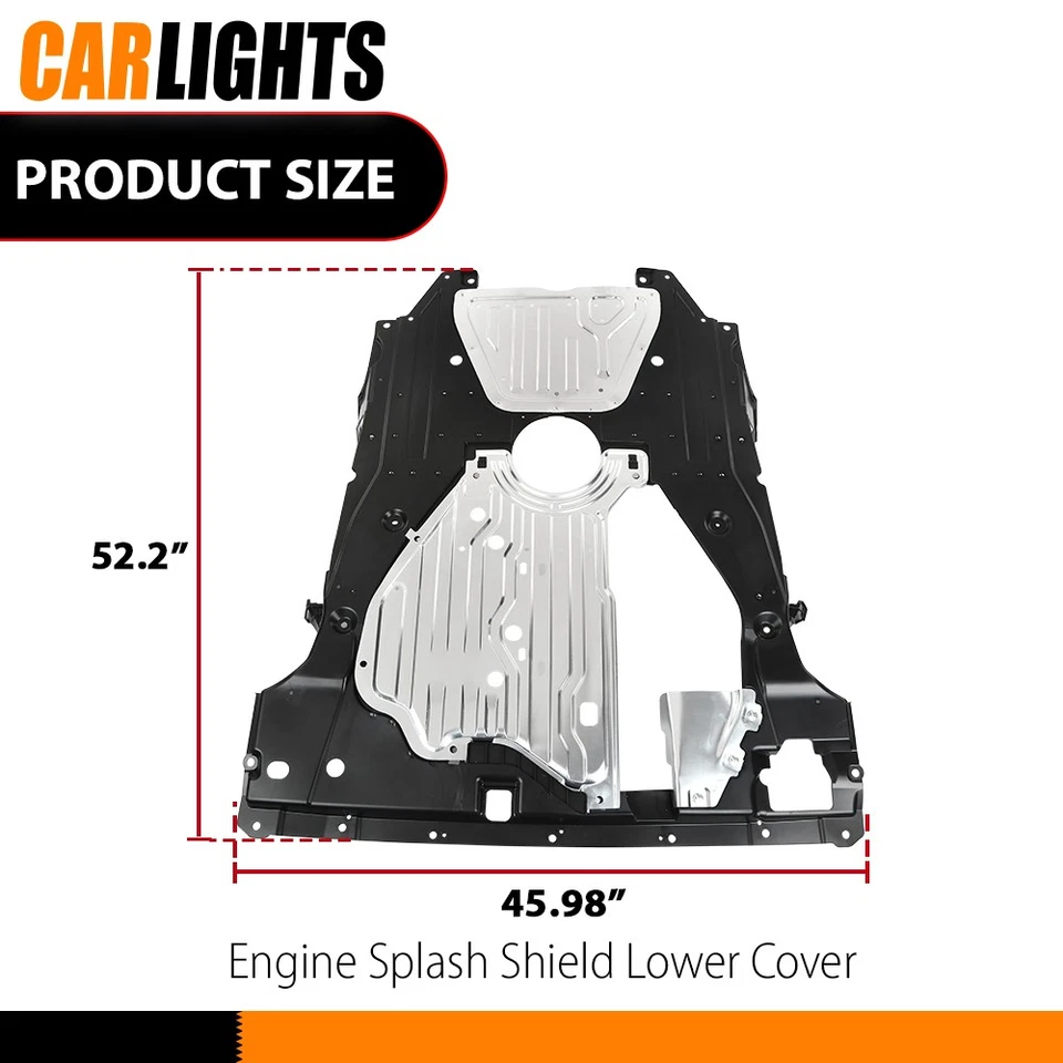 Fit For 2018-2020 Honda Accord Lower Cover Engine Splash Shield 74110TVAA00 - Image 3 of 4