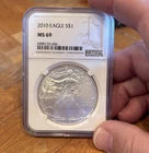 2010 American Silver Eagle NGC MS69