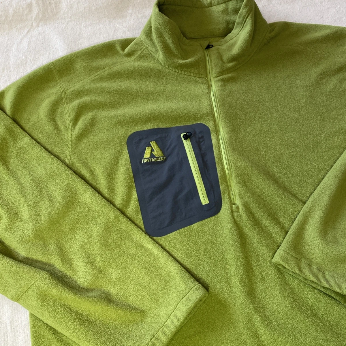 Pull à Capuche Zip Homme Eddie Bauer - Vert - Taille M - État Impeccable !