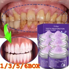 Dental Restoration Mineral Powder,Mineral Tooth Powder, Teeth Whitening Cleaning
