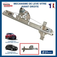 Fensterhebermechanismus Vorne Rechts Peugeot 208 I 5-TüRig 9673153180