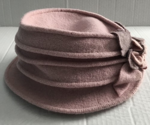 Ladies Beret Sunday Hat by Forbusite New w/o tags Pastel Pink, Rose - Picture 4 of 6