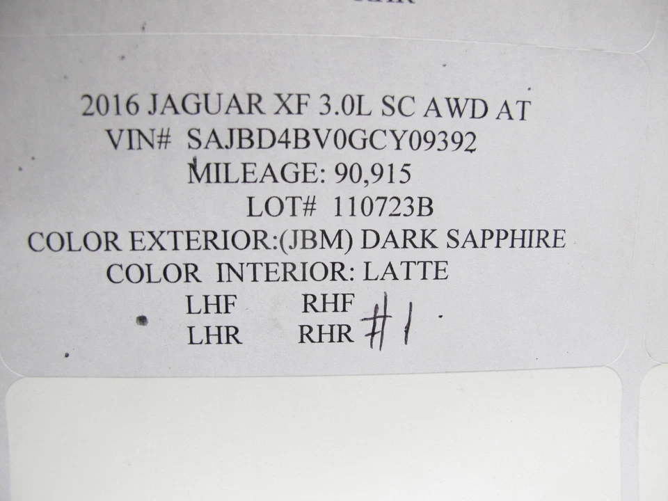 06-19 JAGUAR XF XFR XFR-S X-TIPO S TAPA DE CUBIERTA DE RUEDA DE ALEACIÓN CENTRAL OEM 11072 1 Foto 4 de 4