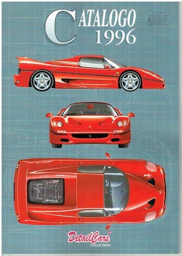 CDC DETAIL CARS 1:43 DIECAST MODEL CARS 1996 PRODUCT CATALOGUE (GB F D I E TEXT)
