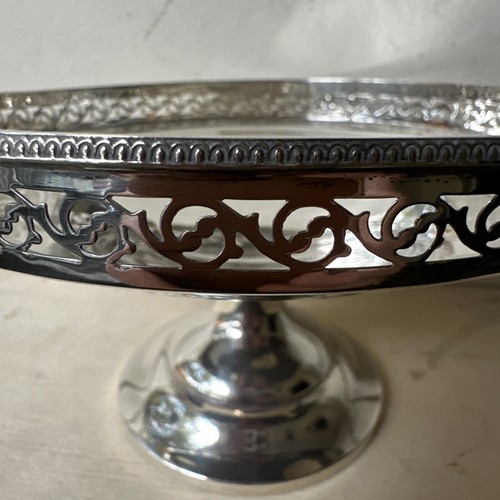 Fine Antique Sterling Silver Comport Bowl by Mappin & Webb Birmingham 1924 195gm - Picture 7 of 10