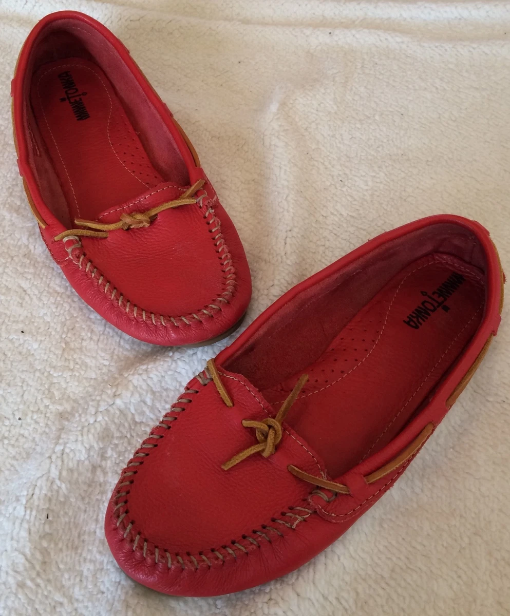 Minnetonka red sale moccasins