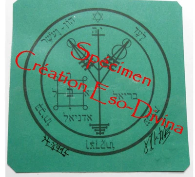 TALISMAN Hébraïque qui attire l'argent, la fortune, les honneurs.....fait main..