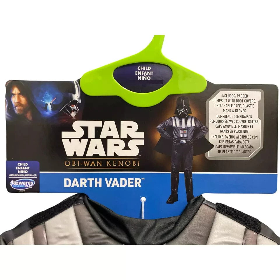 Star Wars Deluxe Darth Vader Costume Set Jumpsuit, Cape, Mask