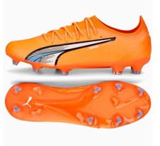 Puma Men's Ultra Ultimate FG AG Soccer Cleats Shoes Orange 107163-01 h