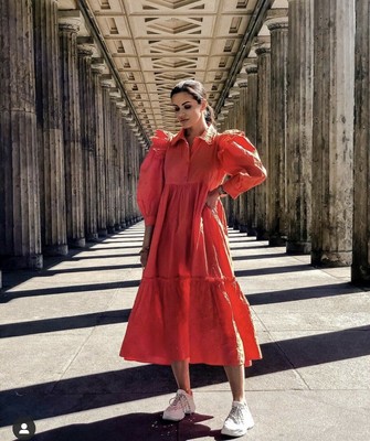 zara embroidered dress