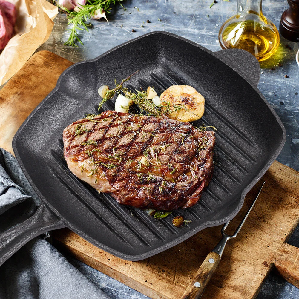 Cast iron 2024 skillet non stick