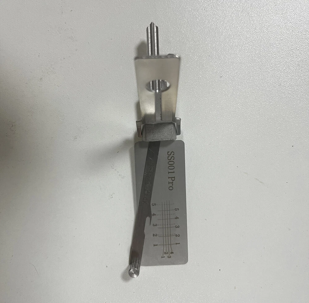 Key decoder and SS001 stainless steel key hook tool Key decoder and SS001 stainless steel key hook tool