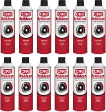 CRC 05089 Brakleen Brake Parts Cleaner - Non-flammable 19oz Pack of 12