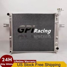 Cu2263 2 Row Aluminum Radiator For 1999-2000 Jeep Grand Cherokee Laredo 4.7l V8