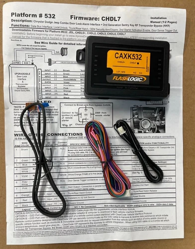 NEW XK532 TRANSPONDER DOORLOCK BYPASS AND UPGRADABLE DOORLOCK INTERFACE CAXK532