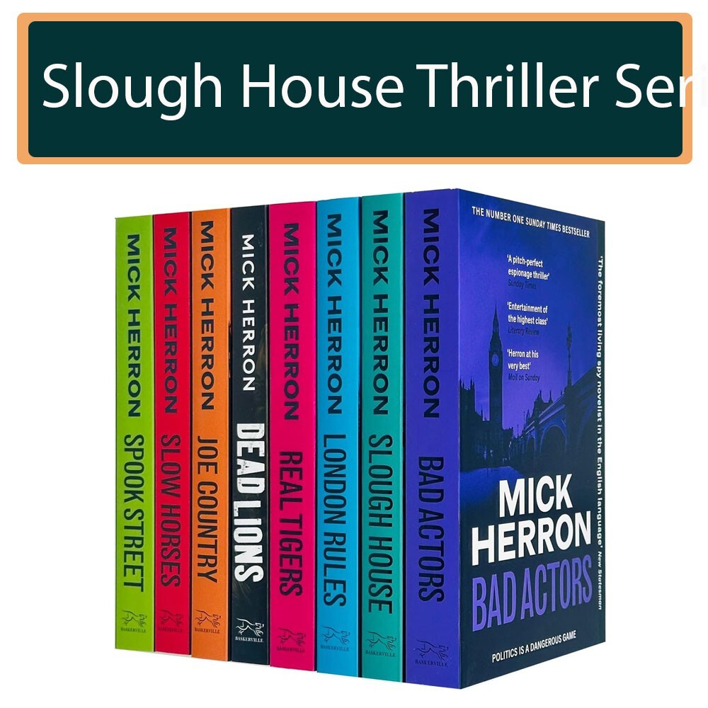 Slough House Thriller Series 8 Books Collection Set By Mick Herron Dead Lions