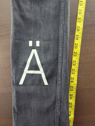 Han Kjobenhavn Jeans Men's Black Skinny Japanese Selvage Denim 31x32 Size M ST20 - Picture 12 of 13