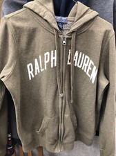Polo Jeans Company Ralph Lauren Vintage Kids Hoodie Sweatshirt Green Large 16