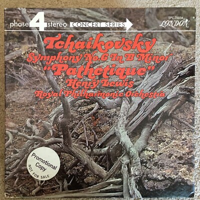 TCHAIKOVSKY - Symphony No. 6 B Minor - Royal Philharmonic Orchestra 1969, VG+