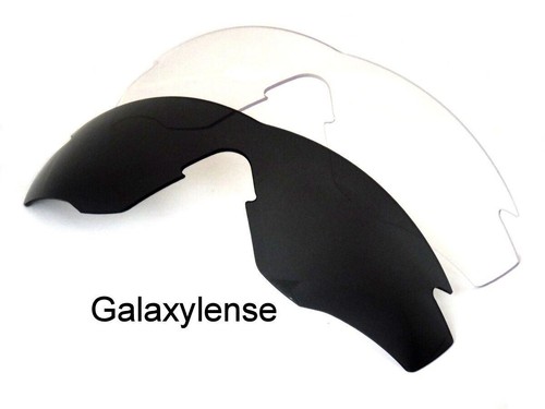 Galaxy Replacement Lenses For Oakley M2 Frame Black&Clear Polarized 2 Pairs - Picture 4 of 5