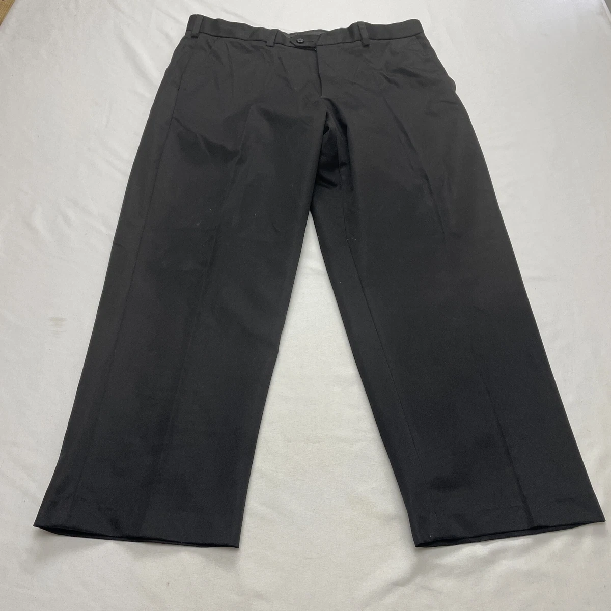 Elegant Black Polyester Viscose Solid Regular Trousers For Men – Dilutee  India