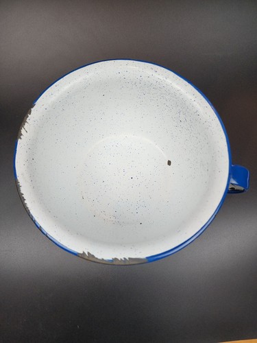 Daugherty Colorado Popcorn Bowl goose Enamel Speckle Enamelware - Picture 4 of 4