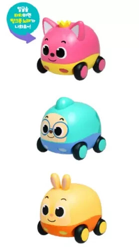 Pinkfong Wonderstar Touch Melody Mini Car 3P Set / Korea For Toy - Picture 3 of 6