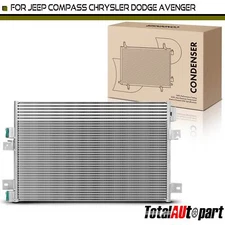 A/C Condenser w/ Receiver Drier w/ Oil Cooler for Chrysler Sebring Dodge Jeep