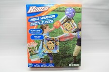 Banzai Mega Warrior Battle Pack Oversize Inflatable Toys Sword, Mace  2 Shields
