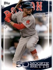 MOOKIE BETTS 2019 Topps Series 2 #MB-26 Career Highlights  Boston Red Sox